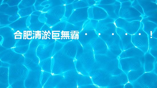 合肥清淤巨無霸！驚人設(shè)備曝光，能否解決城市泥潭難題？